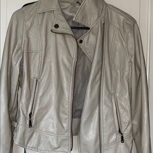 Faux leather jacket